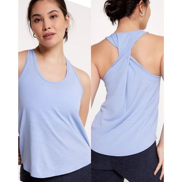 CALIA by Carrie Underwood Tops - CALIA NWT Peri Dust Women's Twist Back Tank